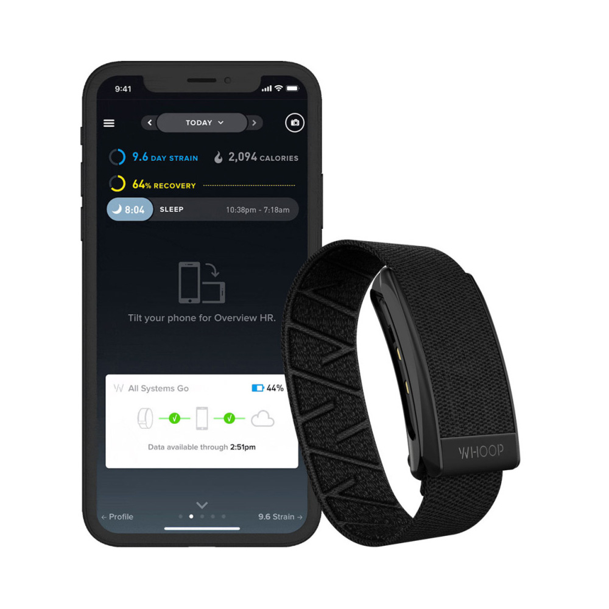 Фітнес-браслет WHOOP 3.0 Onyx з підпискою на 12 міс.